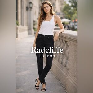 Radcliffe London Women's Elegant Black Skinny Jeans